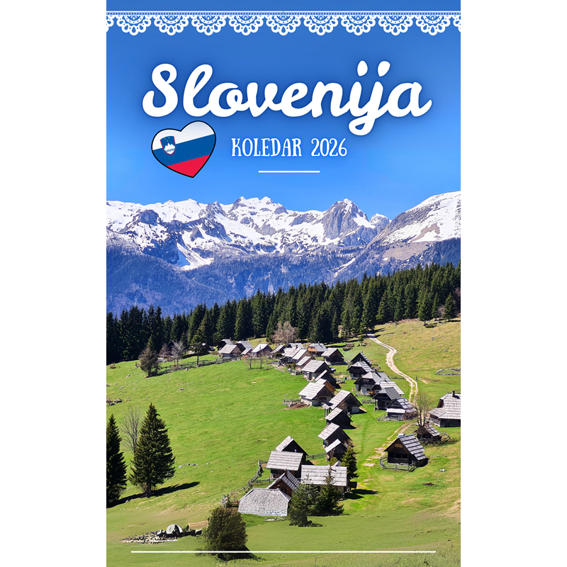K201219-1 Koledar Slovenija 2026 - slika 1